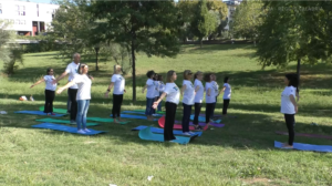 Flash mob Urban Green Therapy : “CNR wellness style”